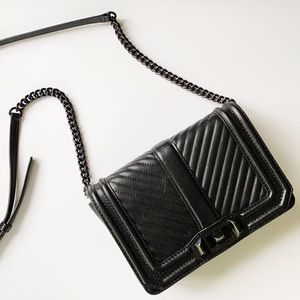 REBECCA MINKOFF CHEVRON QUILTED CROSSBODY